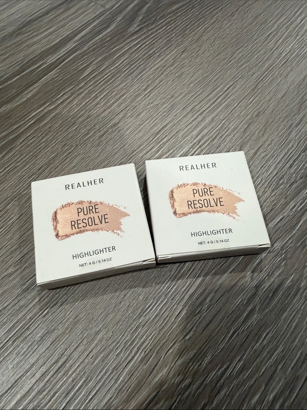 RealHer Pure Resolve Highlighter Compact Duo - Rose Beige